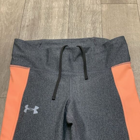 Womens Under Armour Compression Crop Heatgear Performance Active Leggings - Picture 3 of 8